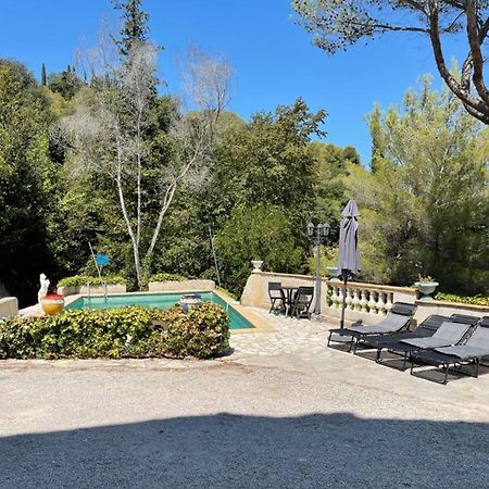 Studio En Bas De Villa Avec Piscine Proche Bord De Mer Cagnes-sur-Mer Exterior foto